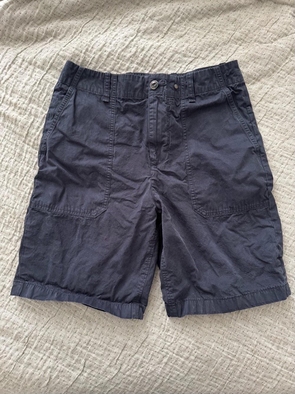 rag & bone Flat Front Cliffe Peached Cotton Field Shorts